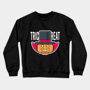 Pumpkin Trick or Treat Halloween Crewneck Sweatshirt